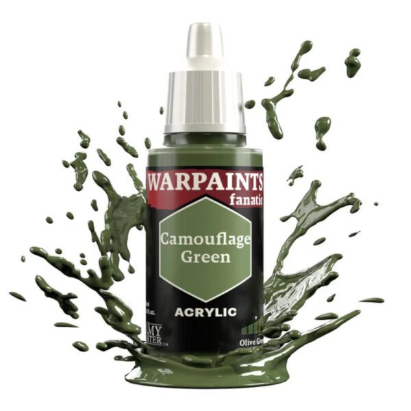 image of Army Painter Warpaints Fanatic: Camouflage Green bottle