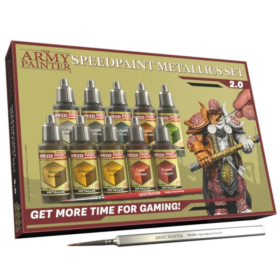 box art of Army Painter Speedpaint: Metallics Set 2.0