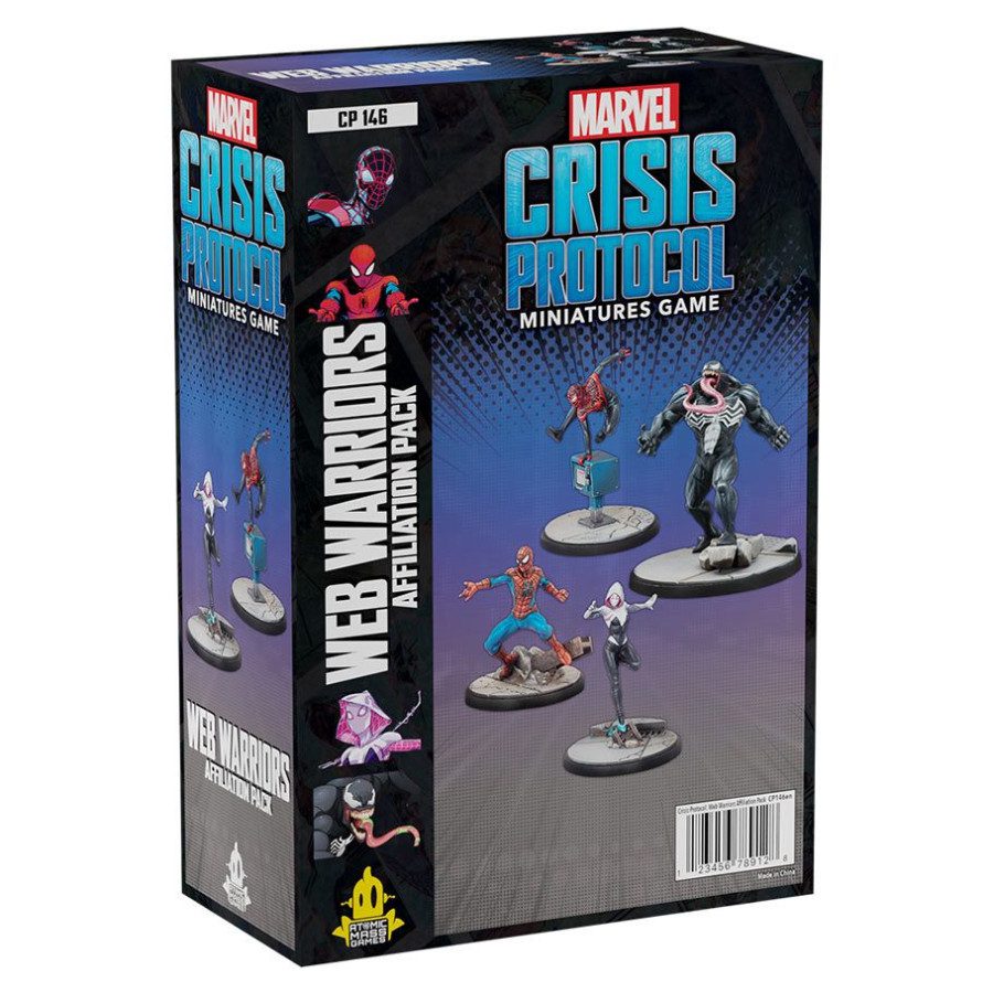 photo of Marvel Crisis Protocol: Web Warriors Affiliation Pack box