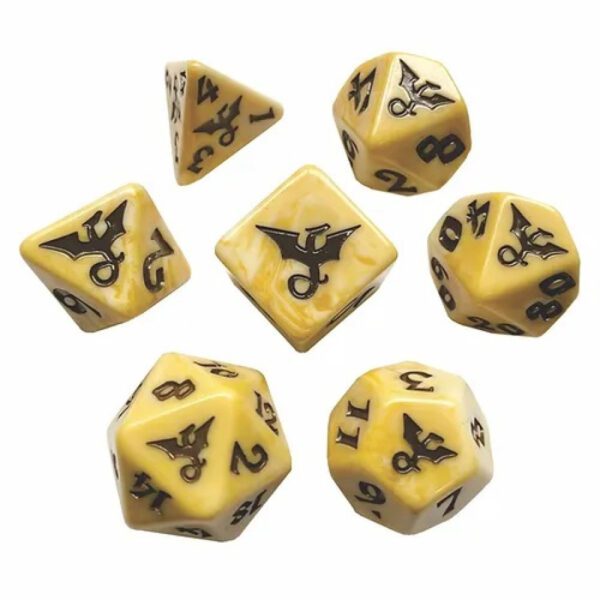 image of Swirl Dragon 7-Set: Dracolich dice