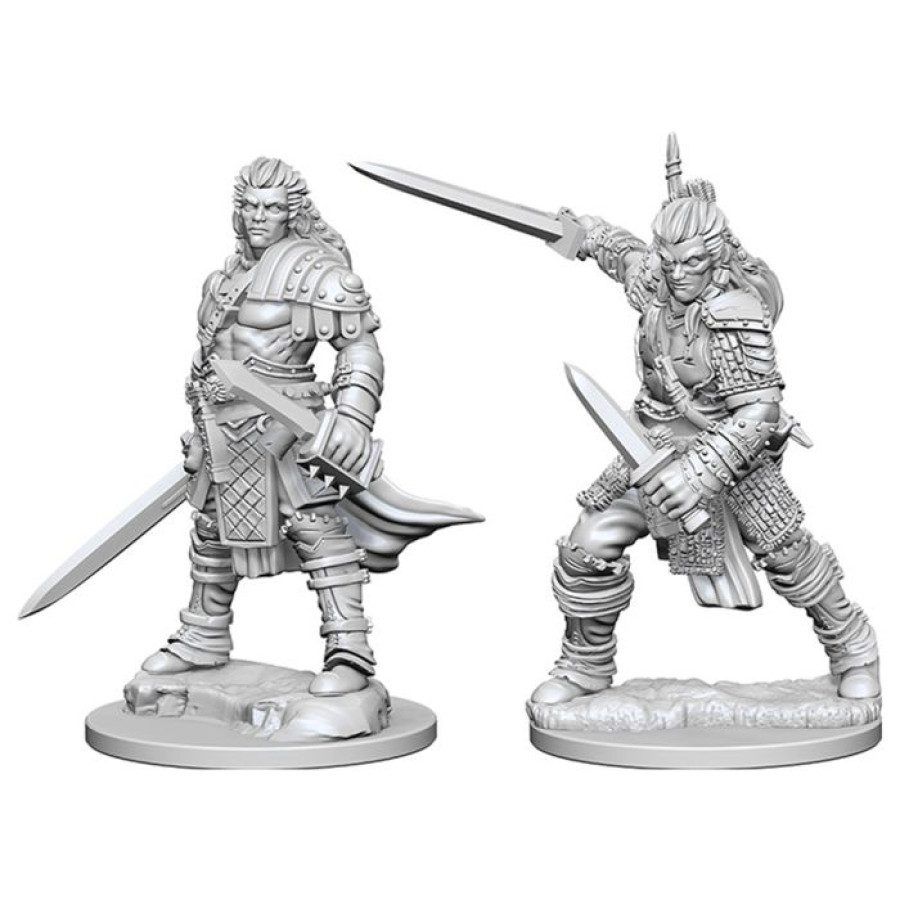 image of Pathfinder Battles Unpainted Miniatures: W01 Human Male Fighter