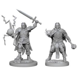 image of Pathfinder Battles Unpainted Miniatures: W01 Human Male Cleric minis