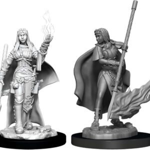 image of Pathfinder Battles Unpainted Miniatures: W11 Female Human Oracle