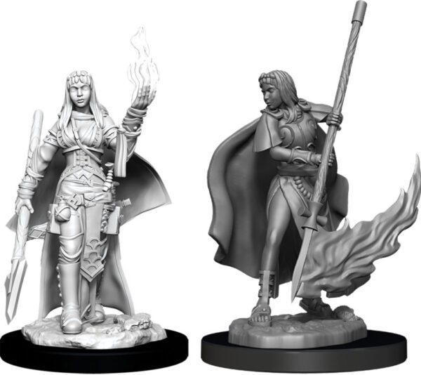 image of Pathfinder Battles Unpainted Miniatures: W11 Female Human Oracle