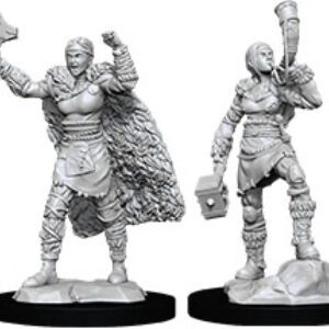 image of D&D Nolzur's Marvelous Unpainted Miniatures: W12 Female Human Barbarian