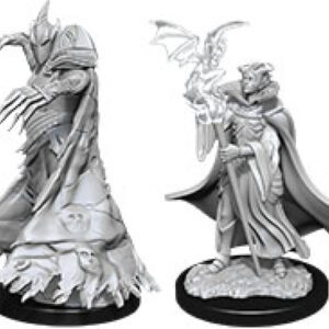 image of Pathfinder Battles Unpainted Miniatures: W12 Cultist & Devil