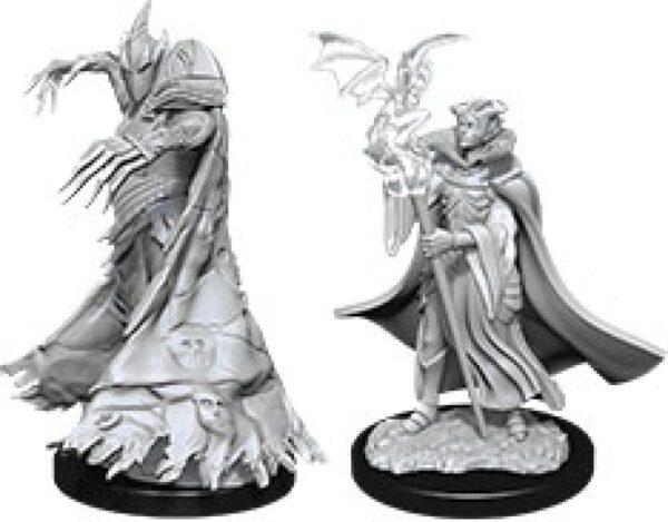 image of Pathfinder Battles Unpainted Miniatures: W12 Cultist & Devil