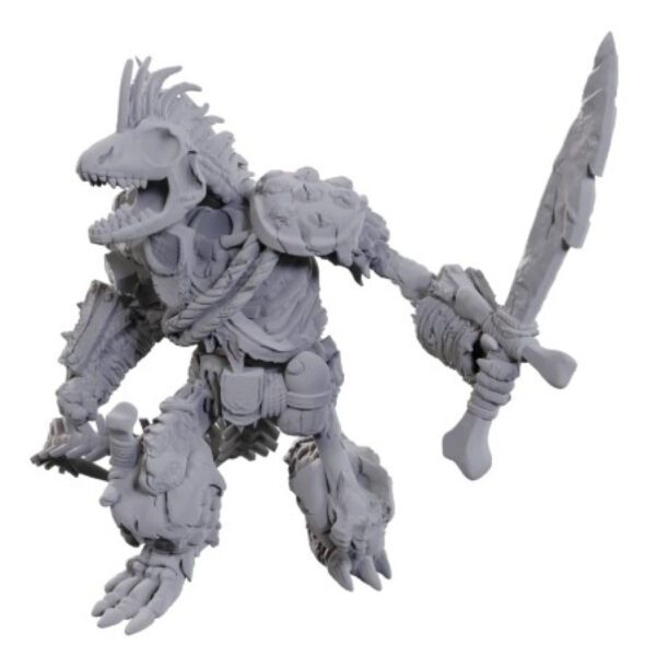 image of D&D Nolzur's Marvelous Unpainted Miniatures: W23 Lizardfolk Skeleton