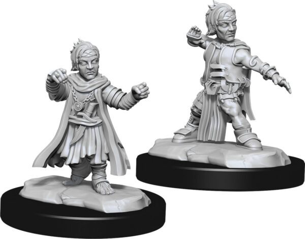 image of Pathfinder Battles Unpainted Miniatures: W15 Halfing Monk Male