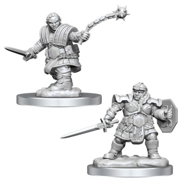 image of D&D Nolzur's Marvelous Unpainted Miniatures: W16 Dwarf Fighter Female