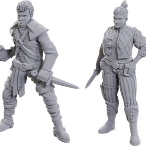 image of WizKids Deep Cuts Unpainted Miniatures: W23 Cutpurses Male & Female minis