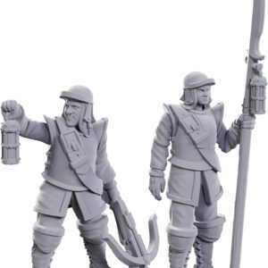 image of WizKids Deep Cuts Unpainted Miniatures: W23 Roadwardens Male & Female minis