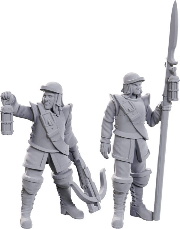 image of WizKids Deep Cuts Unpainted Miniatures: W23 Roadwardens Male & Female minis