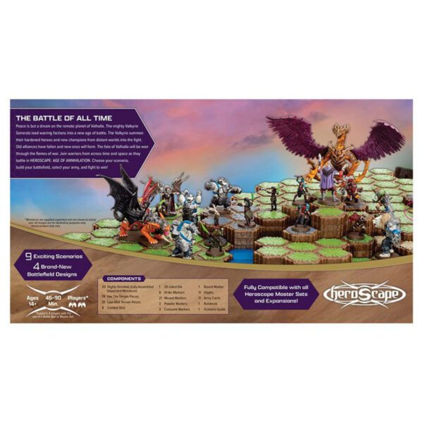 photo of Heroscape: Age of Annihilation Master Set box back