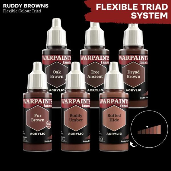 image of ruddy browns flex color triad