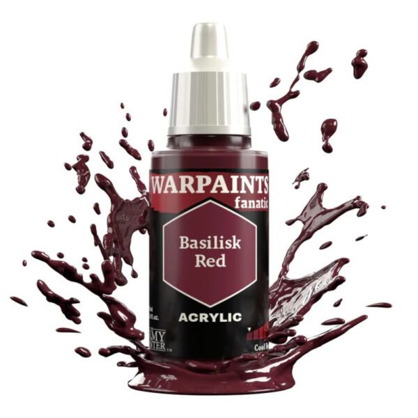 image of Army Painter Warpaints Fanatic: Basilisk Red bottle