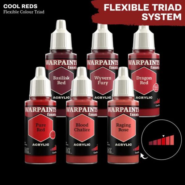 image of cool reds flex color triad