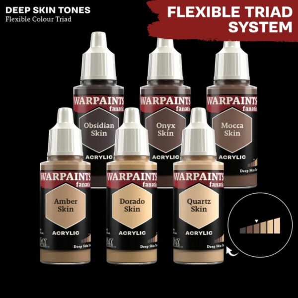 image of deep skin tones flex color triad