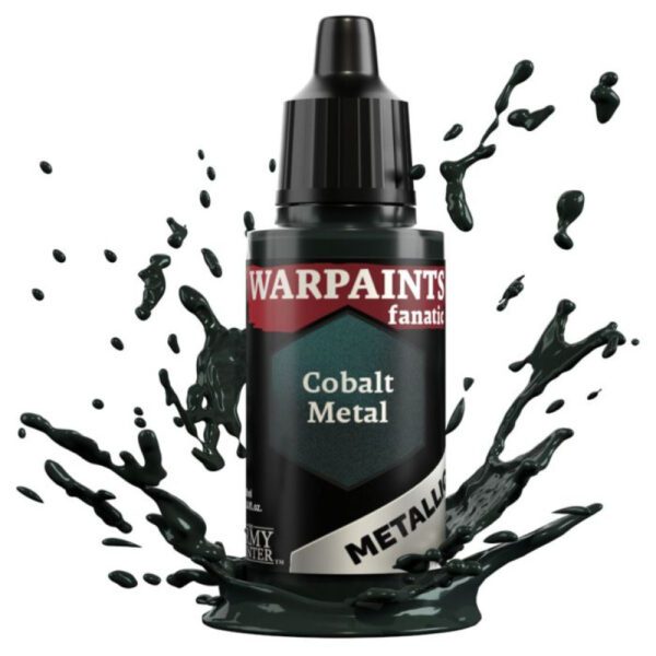 image of Army Painter Warpaints Fanatic Metallic: Cobalt Metal bottle