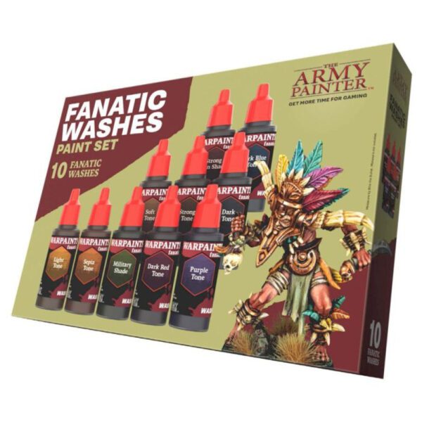 box art of Army Painter Warpaints Fanatic: Washes Set