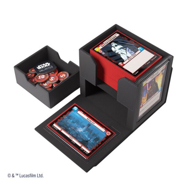 image of Star Wars: Unlimited Deck Pod - Black components