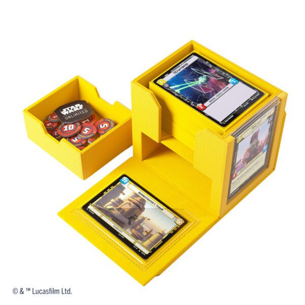 image of Star Wars: Unlimited Deck Pod - Yellow components