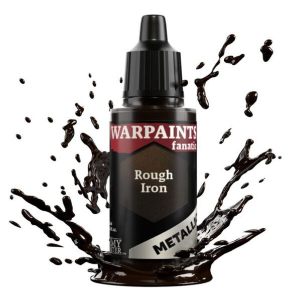 image of Army Painter Warpaints Fanatic Metallic: Rough Iron bottle