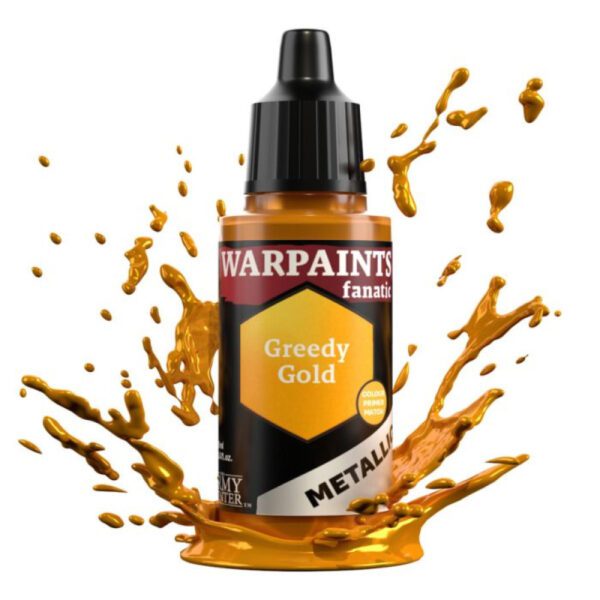 image of Army Painter Warpaints Fanatic Metallic: Greedy Gold bottle