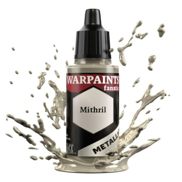 image of Army Painter Warpaints Fanatic Metallic: Mithril bottle