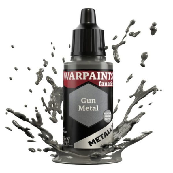 image of Army Painter Warpaints Fanatic Metallic: Gun Metal bottle