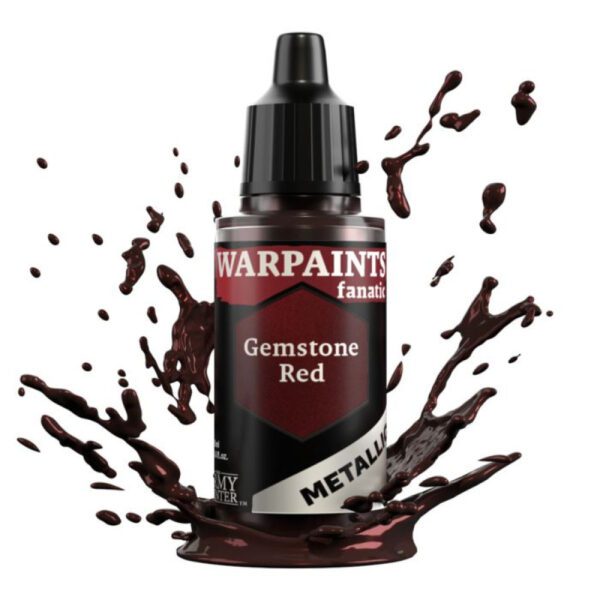 image of Army Painter Warpaints Fanatic Metallic: Gemstone Red bottle