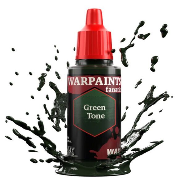 image of Army Painter Warpaints Fanatic Wash: Green Tone bottle