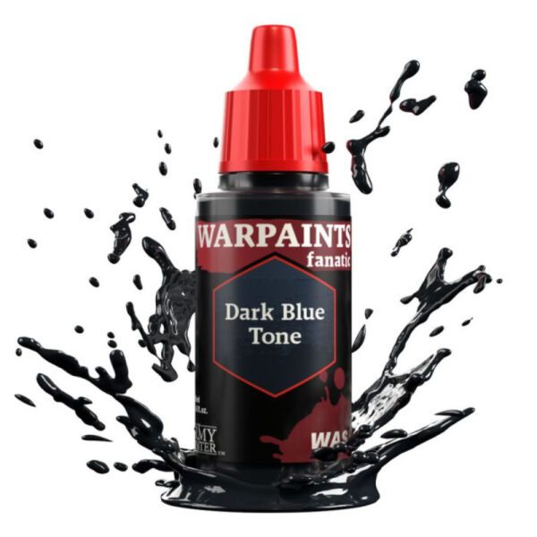 image of Army Painter Warpaints Fanatic Wash: Dark Blue Tone bottle