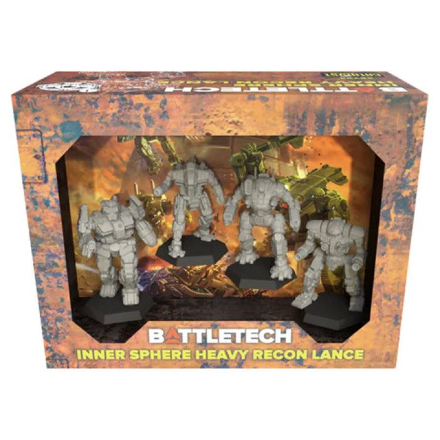 image of BattleTech: Mercenaries Force Pack - Inner Sphere Heavy Recon Lance