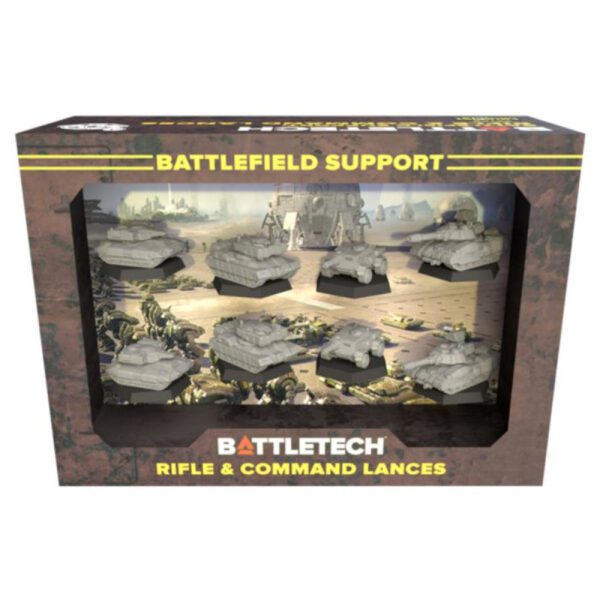 image of BattleTech: Mercenaries Forcepack - Battlefield Support Rifle & Command Lances