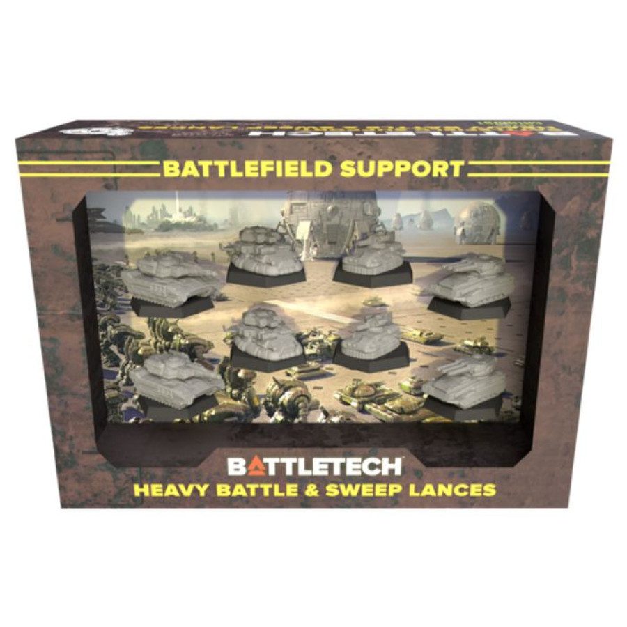 image of BattleTech: Mercenaries Forcepack - Battlefield Support Heavy Battle & Sweep Lances