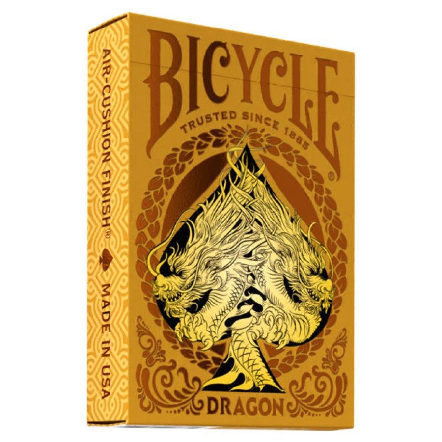 photo of Bicycle Playing Cards: Dragon Gold box