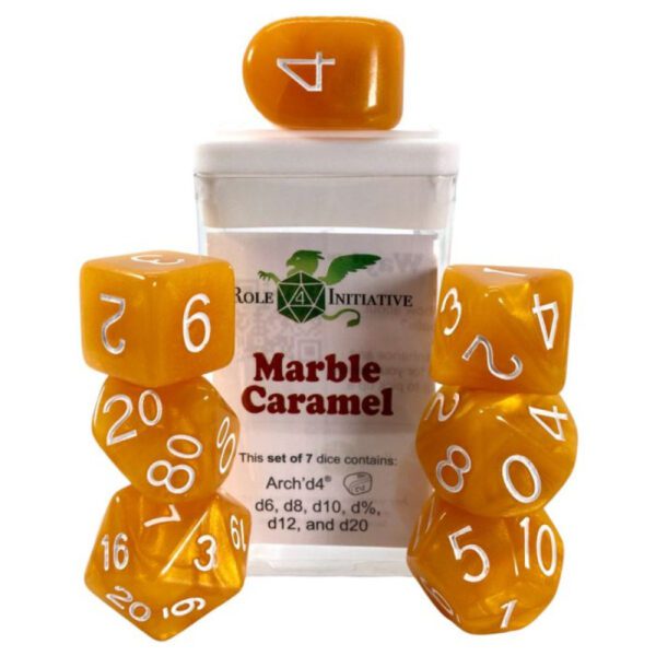 image of Role 4 Initiative: 7-Set Marble Caramel