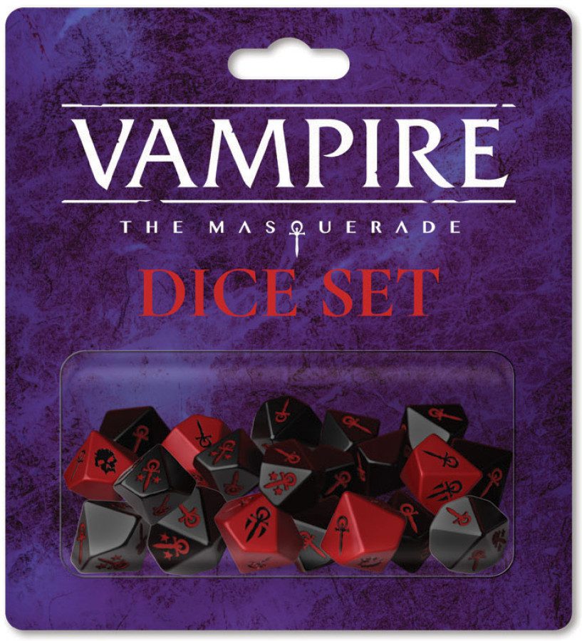 image of Vampire The Masquerade 5E: Dice Set (18)