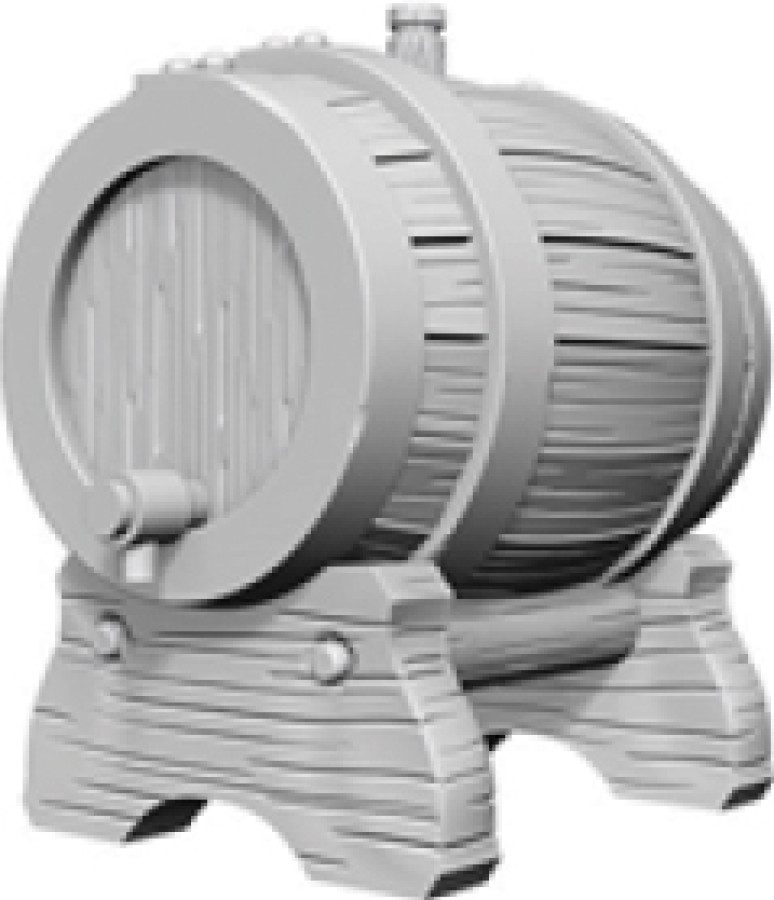 image of WizKids Deep Cuts Unpainted Miniatures: W02 Keg Barrels