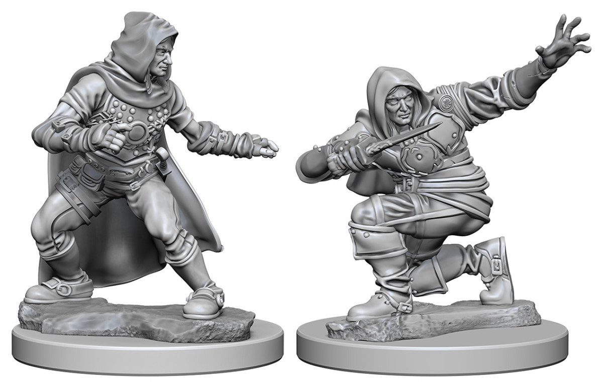 image of Pathfinder Battles Unpainted Miniatures: W01 Human Male Rogue