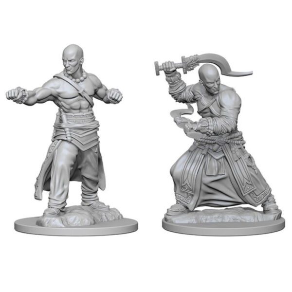 image of Pathfinder Battles Unpainted Miniatures: W01 Human Male Monk