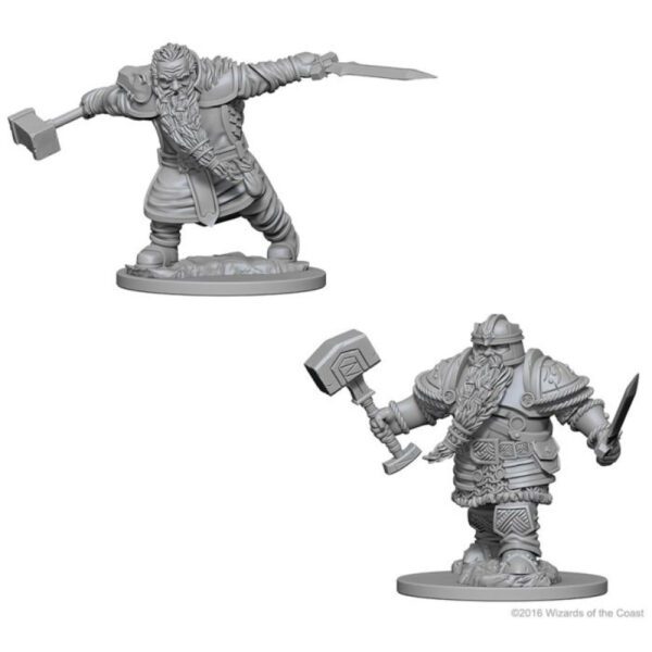 image of D&D: Nolzur's Marvelous Unpainted Miniatures: W01 Dwarf Male Fighter