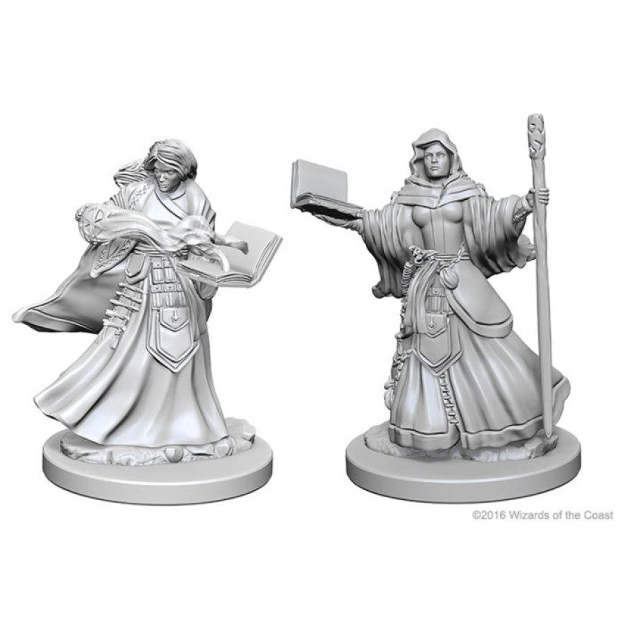 image of D&D Nolzur's Marvelous Unpainted Miniatures: W01 Human Female Wizard