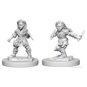 image of D&D Nolzur's Marvelous Unpainted Miniatures: W01 Halfling Female Rogue