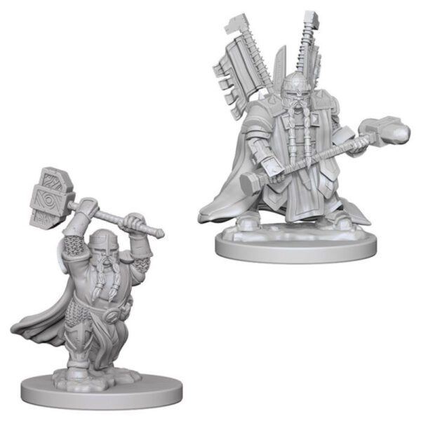 image of D&D Nolzur's Marvelous Unpainted Miniatures: W04 Dwarf Male Paladin