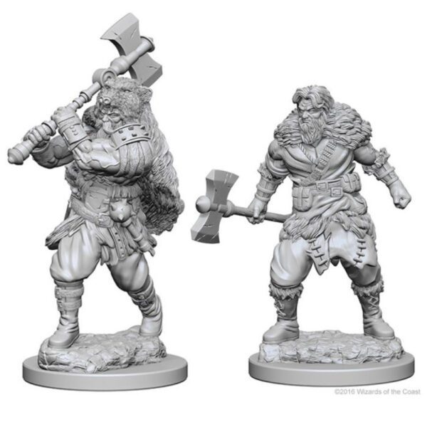 image of D&D Nolzur's Marvelous Unpainted Miniatures: W01 Human Male Barbarian