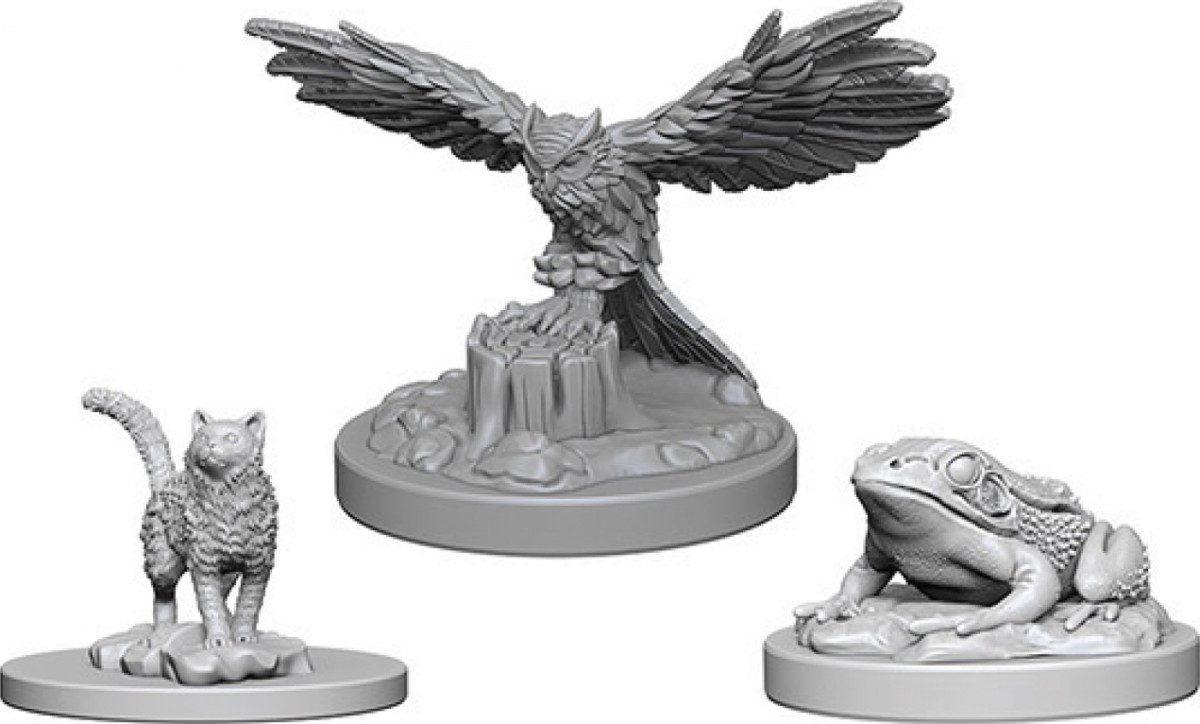 image of WizKids Deep Cuts Unpainted Miniatures: W04 Familiars