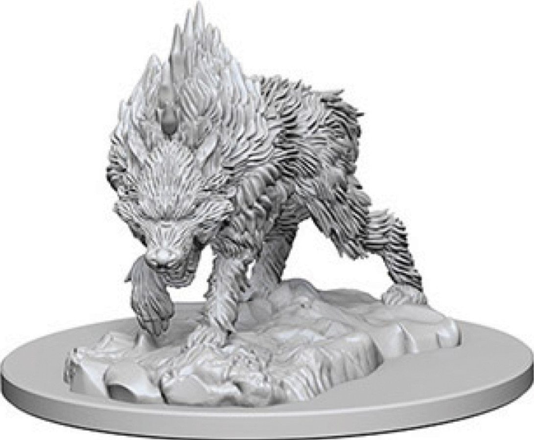 image of Pathfinder Battles Unpainted Miniatures: W04 Dire Wolf