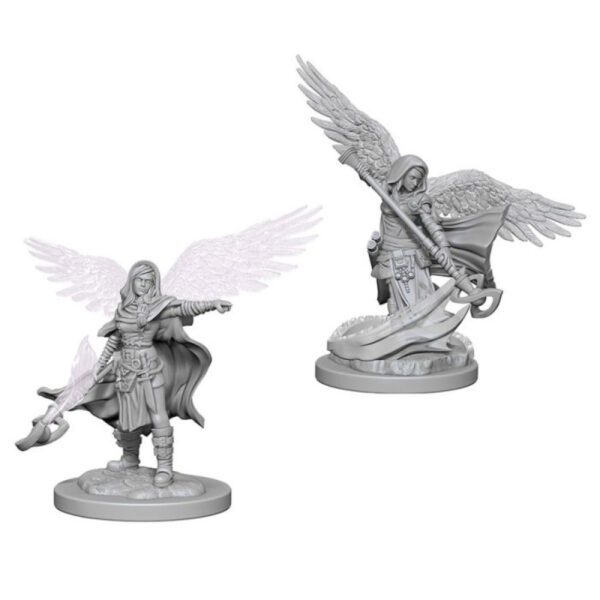 image of D&D Nolzur's Marvelous Unpainted Miniatures: W04 Aasimar Female Wizard